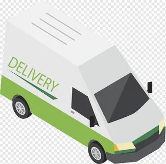 Van Transport Logistics Courier Delivery, Green Express truc