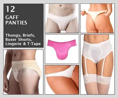 12 Gaff Panties, Thongs, Briefs, Boxer Shorts, Lingerie, And