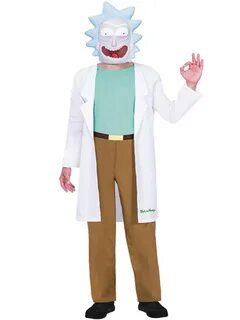 Adults Rick and Morty Costumes Fancy Dress Mens Halloween Ca
