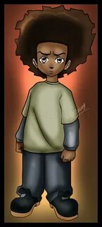 How To Draw Huey Freeman From The Boondocks, Step by Step, D