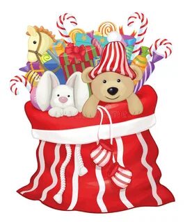 Santa Bag Candy Stock Illustrations - 4,446 Santa Bag Candy 