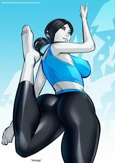 Uživatel Topsu na Twitteru: "Wii fit trainer-FANART https://