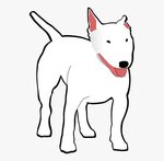 Bullterrier - Bull Terrier Cartoon , Free Transparent Clipar