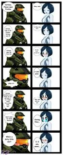 Master Chief And Cortana ❤ Halo funny, Funny comics, Anime f