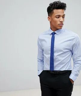 Buy dark blue shirt and tie cheap online