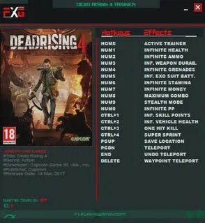 Скачать Dead Rising 4: Трейнер/Trainer (+16) Update 3 Future