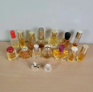 Купить Vintage Avon Perfume Bottles Lot 16 Assorted Glass Б/