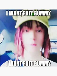 "Drain Gang Bladee I want Fuit Gummy Meme Shirt" Art Print b