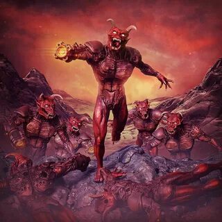 DOOM Demon by Konrad Dobson Doom demons, Doom, Doom videogam