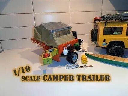 customade scale, 1/10, off road, camper, trailer