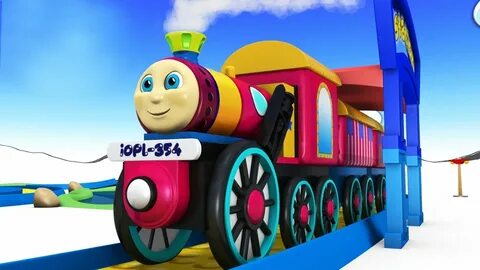 3D Animated Chu Chu Thomas Cartoon Train for Children - Choo