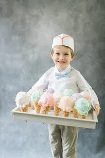 DIY Halloween Costume: Ice Cream Man Ice cream costume, Diy 