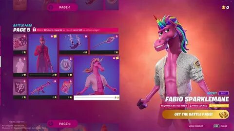 Fortnite unicorn skin: How to get Fabio Sparklemane - Charli