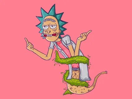 Struggle Inspired by Rick and Morty by Fadlyalfian on Dribbb