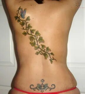 Ivy Back Tattoo Ivy tattoo, Vine tattoos, Butterfly tattoo