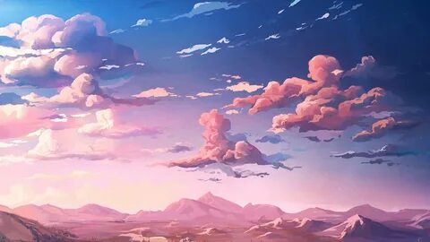 Pink And Purple Aesthetic Sky 1920x1080 Wallpapers - Wallpap
