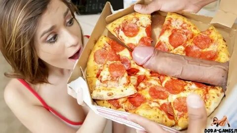Naked pizza man
