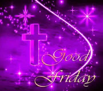 Good Friday Purple Cross Wallpaper Desktop Hd