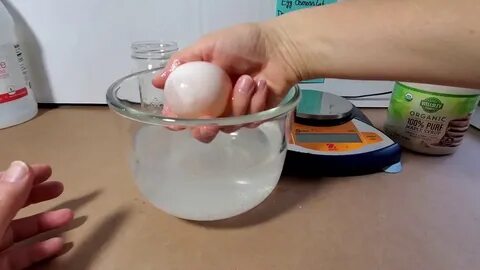 Egg Osmosis Observation Lab Day 1 - YouTube