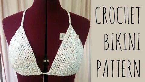 Crochet Bikini Top Easy Pattern - YouTube