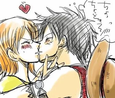 Nami kiss Luffy photo by Couplesmix Manga anime one piece, O