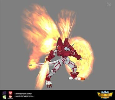 Digimon Masters - ілюстрацыі з гульні на Riot Pixels