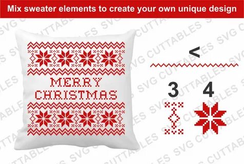 Ugly Christmas Sweater font (42071) Cut Files Design Bundles