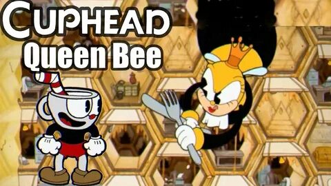 Cuphead Queen Bee Boss (Rumor Honeybottoms) (Full Boss Battl