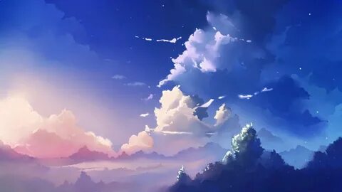 Красивые нарисованные фоны (48 фото) Anime scenery wallpaper