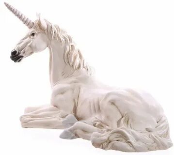 Beautiful White Unicorn Laying Down Magical Large Home Or Ga