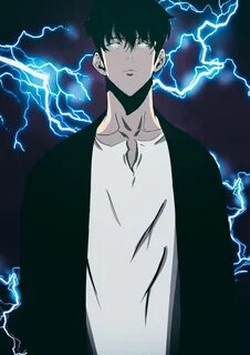 Sung Jin-Woo lightning Anime, Personagens de anime, Ilustraç