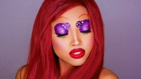 Jessica Rabbit inspired makeup tutorial CookieChipIry - YouT