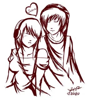 emo couple by strawberry-eater on deviantART Emo art, Emo co