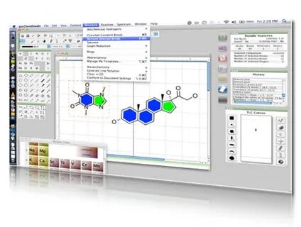 Screenshot, Review, Downloads of Shareware ChemDoodle For Li