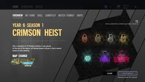 Operation Crimson Heist Ranked Charms LEAKED - YouTube