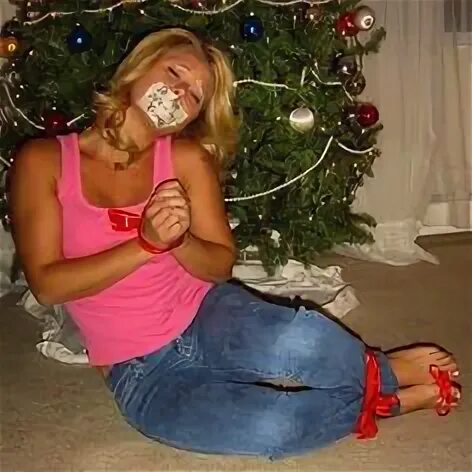 58 J ideas girl tied up, funny christmas cards, silent night