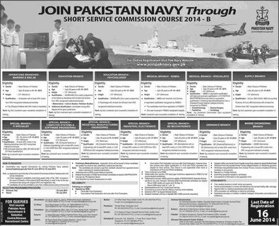 www.joinpaknavy.gov.pk Online Registration June 2014 -B Cour