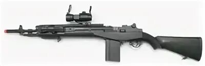 Spring M14 Airsoft Rifle W/Scope & Flashlight
