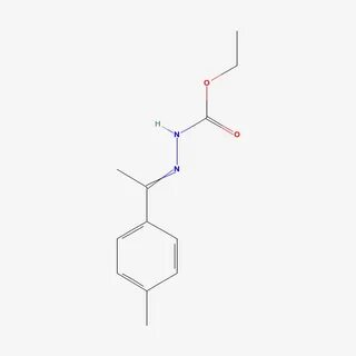 ethyl N-1-(4-methylphenyl)ethylideneamino carbamate