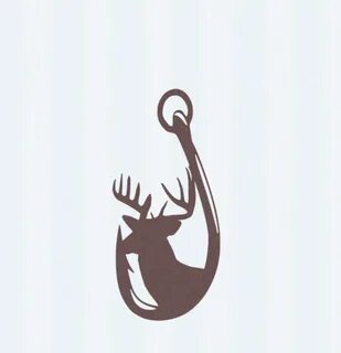 Deer and Hook in Svg, eps, dxf, Ai and PNG Format for Cricut