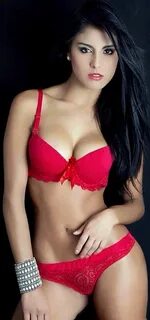 Beauty Awesome in RED Sexy, Red lingerie, Lingerie
