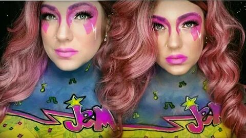 Jem and the holograms Makeup - YouTube