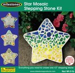 Mosaic Stepping Stone Kit-Kids' Star