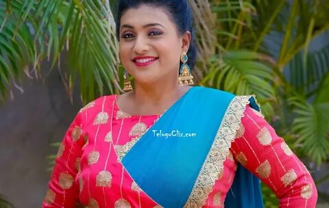 Roja Selvamani Latest New Recent HD HQ Saree Photos images S