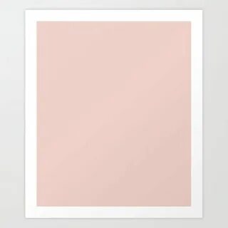 Buy Plain Pastel Pink Color Background Art Print by tafida. 