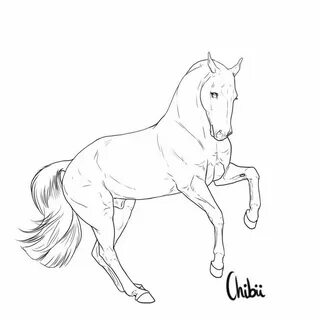 gaited horse lineart - Google Search Horse sketch, Horse dra