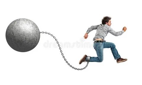 Ball and chain stock photo. Image of steel, oval, round - 67