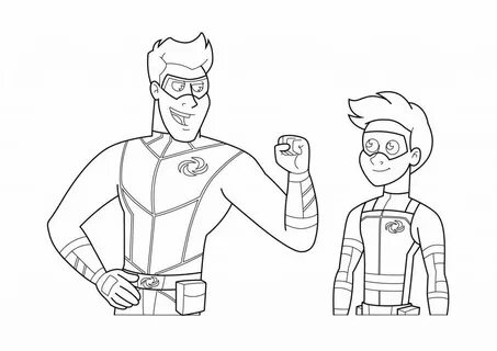 The Adventures of Kid Danger Coloring Sheets - Best Coloring