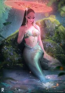 Mermaid Concept Art and Illustrations Concept Art World