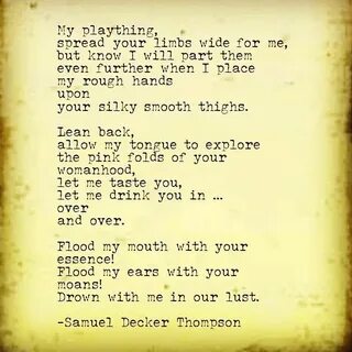 Pin on Poetry By Samuel Decker Thompson